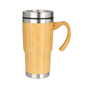 Premium Bamboo Insulated Travel Mug