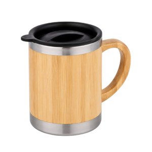 Premium Bamboo Insulated Coffee Mug
