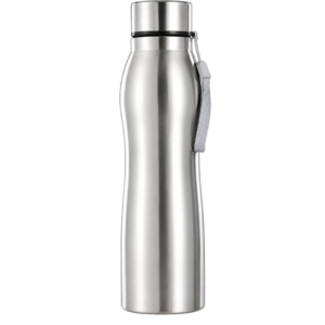 Premium Curved Stainless Steel Vacuum Bottle