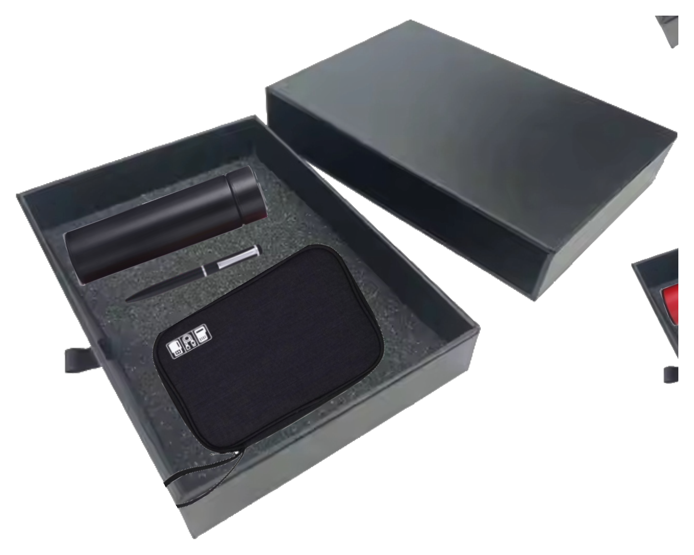 Bottle Travel Pouch Pen Set btp-401 - Black