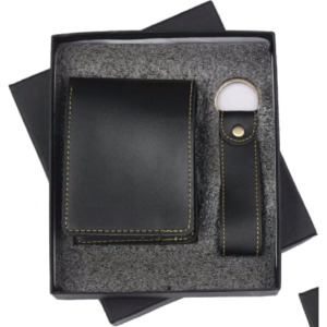 Purse and Keychain set pk-807 - Black