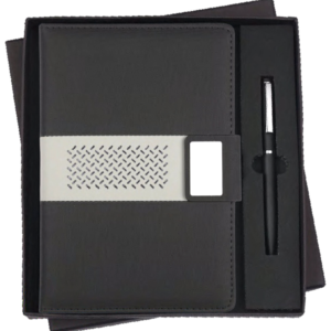 RC - 2 in 1 Emboss Magnet Diary Set - DP - 310 - Black