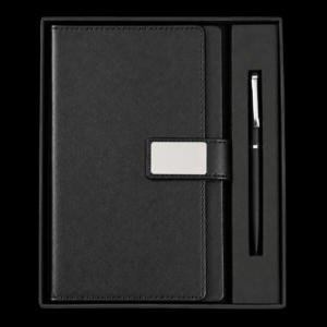 RC - 2 in 1 Flip Magnet Diary Set - DP - 304 - Black