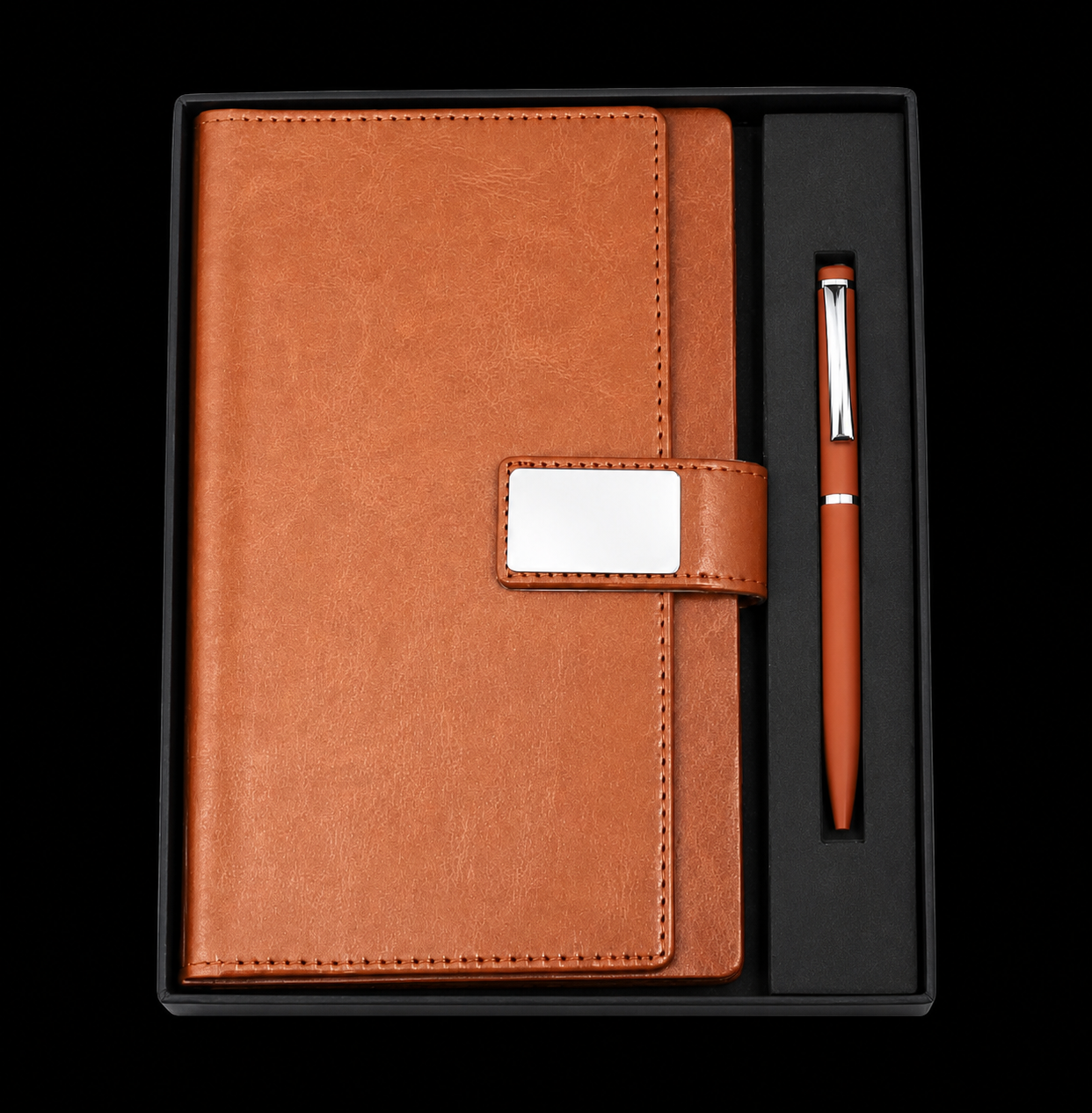 RC - 2 in 1 Flip Magnet Diary Set - DP - 304 - Brown