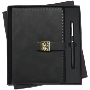 RC - 2 in 1 Jari Diary Set - DP - 305 - Black