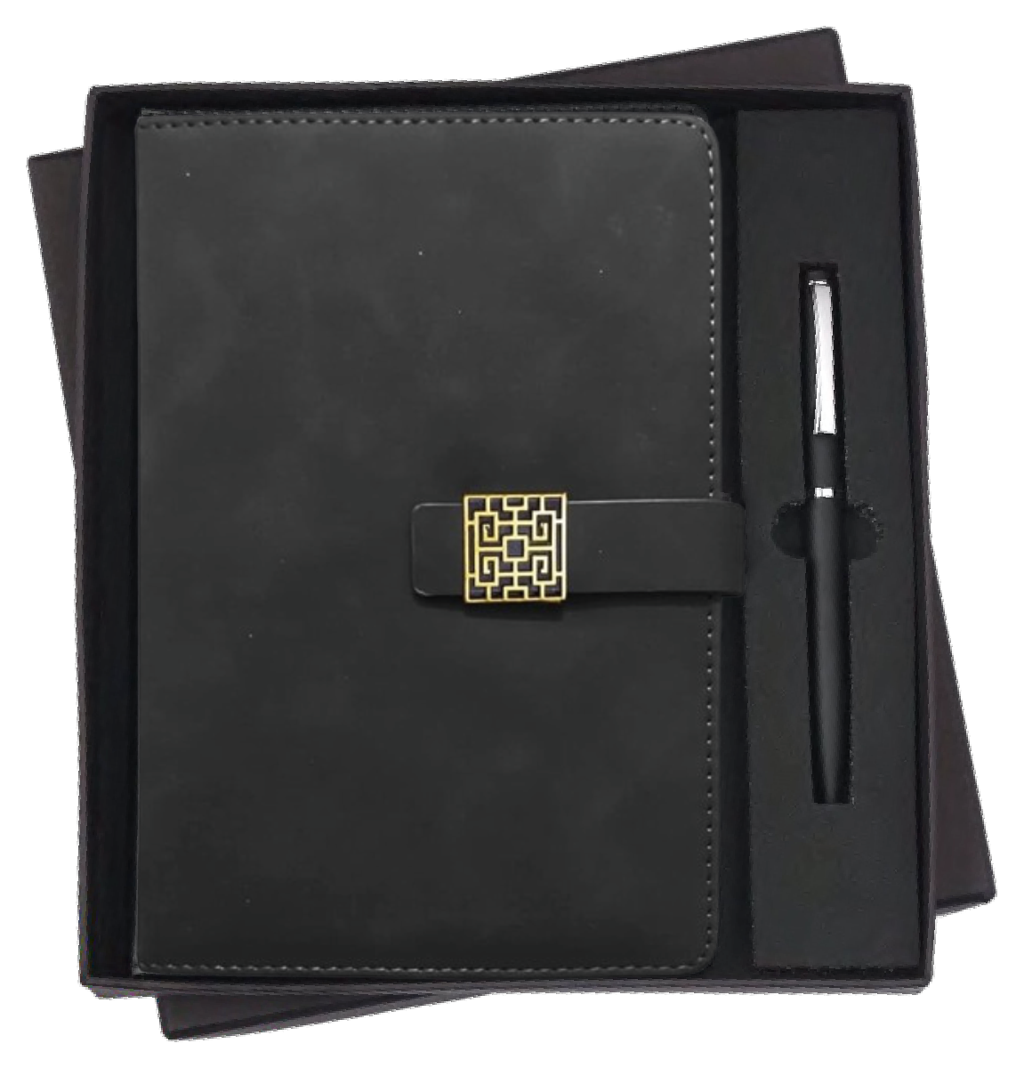 RC - 2 in 1 Jari Diary Set - DP - 305 - Black