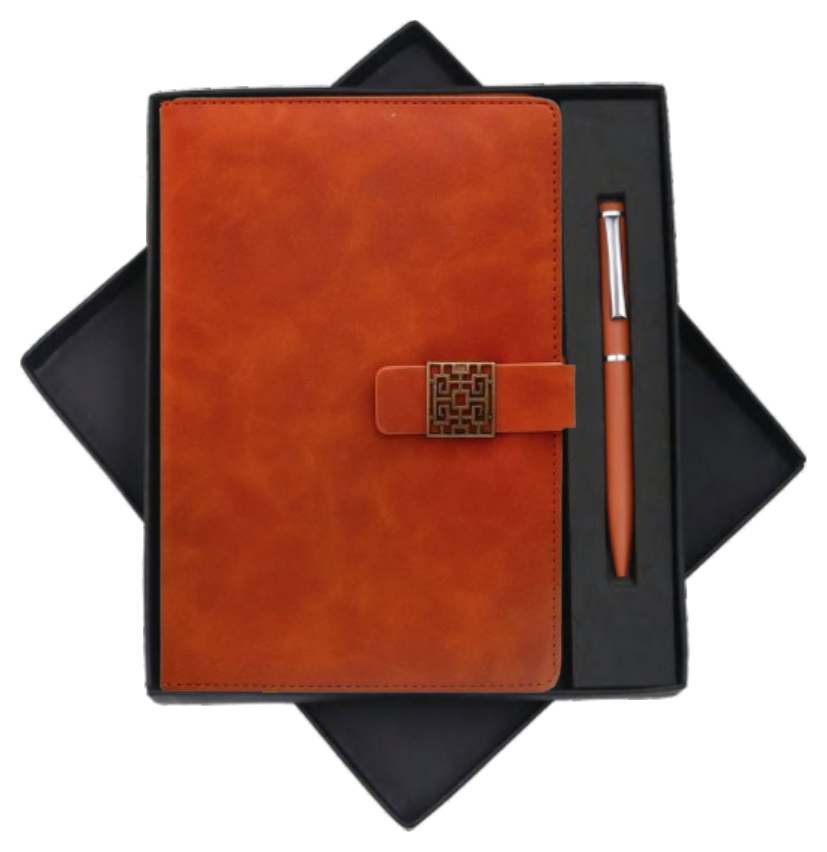 RC - 2 in 1 Jari Diary Set - DP - 305 - Brown