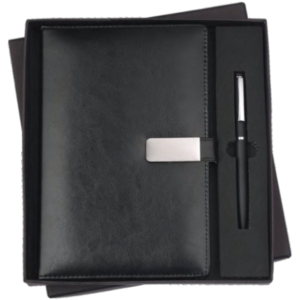 RC - 2 in 1 Magnet Diary Set - DP - 302 - Black