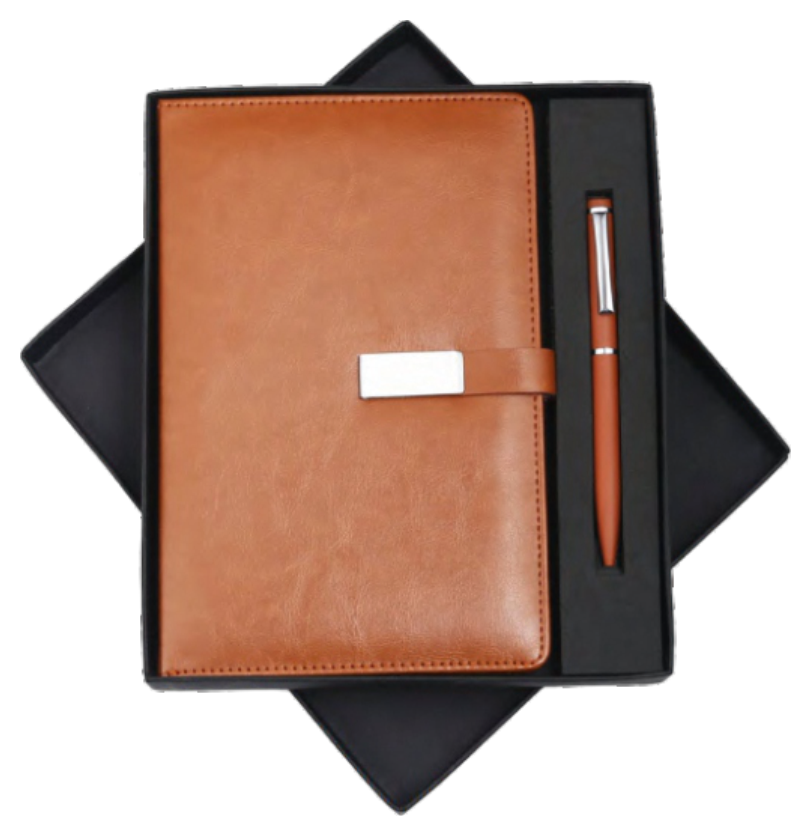 RC - 2 in 1 Magnet Diary Set - DP - 302 - Brown
