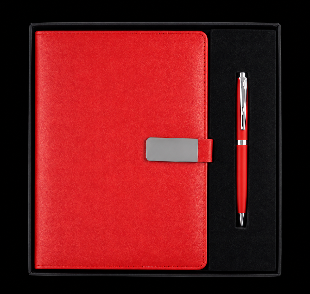 RC - 2 in 1 Magnet Diary Set - DP - 302 - Red