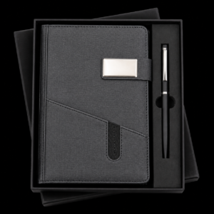 RC - 2 in 1 Mobile Pocket Magnet Diary Set - DP - 308 - Black