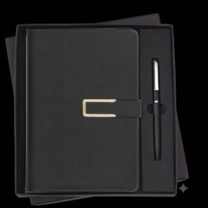 RC - 2 in 1 U-Clip Magnet Diary Set - DP - 316 - Black