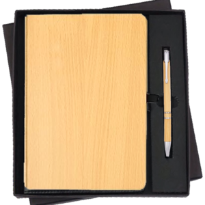 RC - 2 in 1 Wooden Diary Set - DP - 311 - Wooden Finish