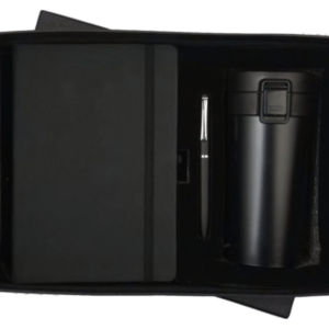 Elastic Diary with Flip Cup Set