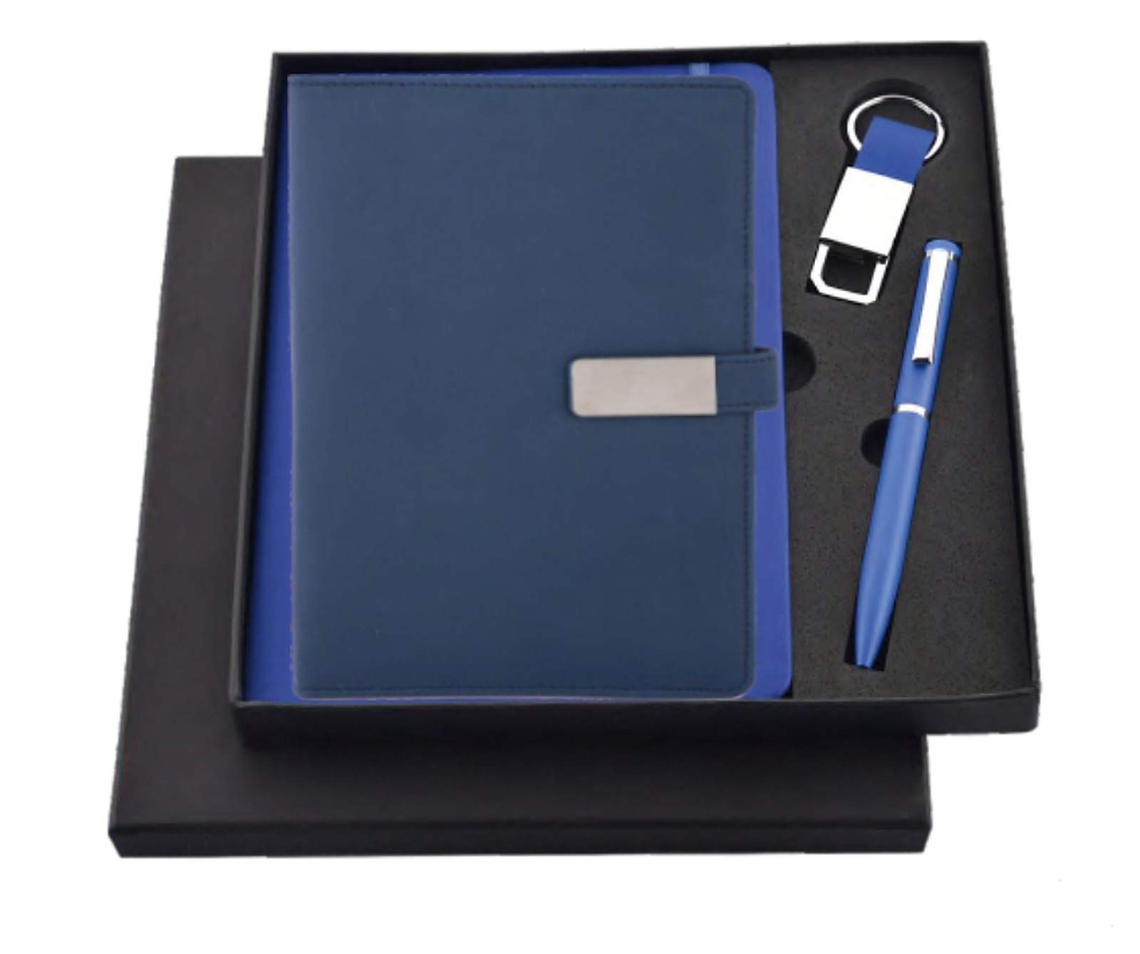 RC - 3 in 1 Magnet Diary with Keychain Set - DKP - 414 - Blue
