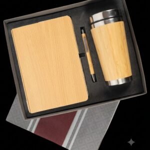 Wooden Cup with Diary Set