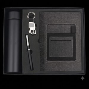 RC - 4 in 1 Bottle Mobile Pocket Diary Set - DBKP - 506 - Black