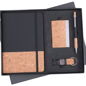 RC - 4 in 1 Cardholder Black Crock Diary Set - DCPK - 531 - Black
