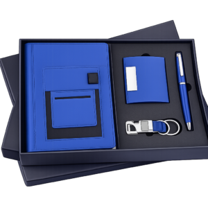 RC - 4 in 1 Cardholder Mobile Pocket Diary Set - DCPK - 525 - Blue