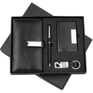 RC - 4 in 1 Cardholder Pocket Diary Set - DCPK - 520 - Black