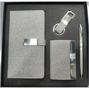 RC - 4 in 1 Cardholder Pocket Diary Set - DCPK - 521 - Grey