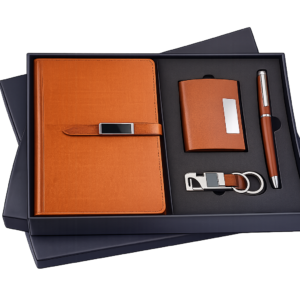 RC - 4 in 1 Cardholder Slim Flip Magnet Diary Set - DCPK - 533 - Brown