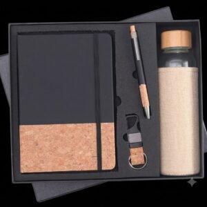 RC - 4 in 1 Glass Bottle Black Crock Diary Set - DBKP - 509 - Variant 01