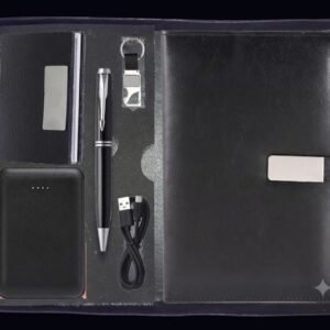 RC - 5 in 1 Magnet Diary Cardholder Powerbank Pen Keychain Set - DPKPC - 611 - Variant 01