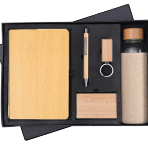 Wooden Diary Cardholder Bottle Pen Keychain
